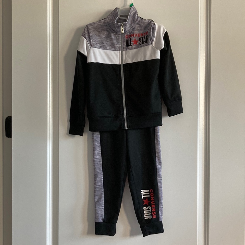 Converse all star track suit set size 4T